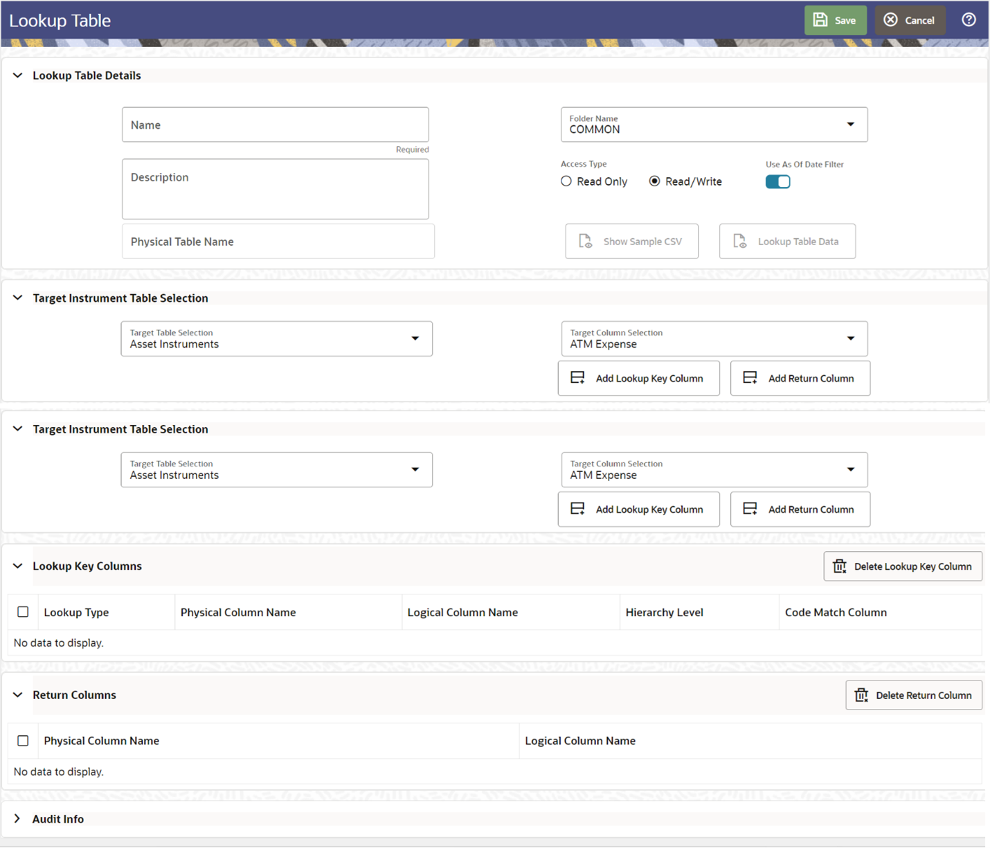 Adding a Lookup Table