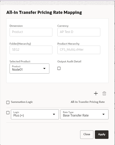 All-In Transfer Rate Mapping All-In Transfer Rate Mapping