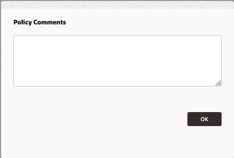 Policy Comments