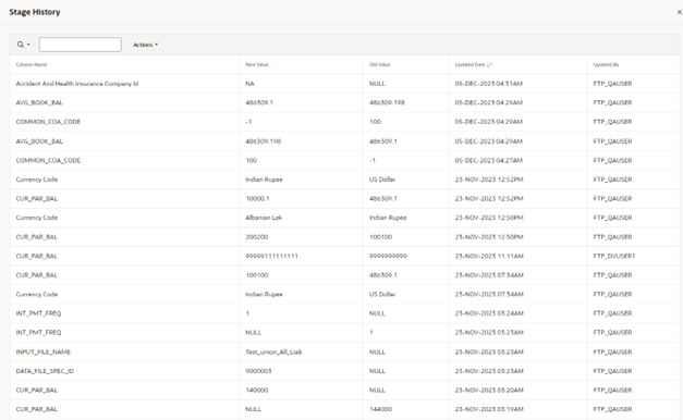 History at Table Level History at Table Level