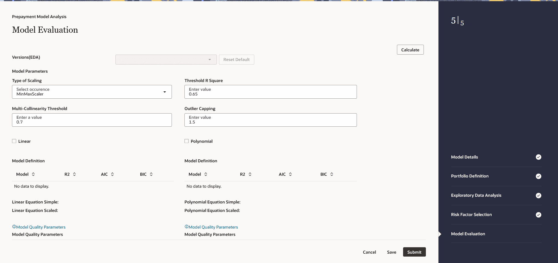 Model Evaluation Section Model Evaluation Section