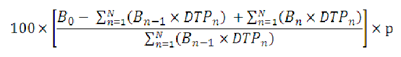This illustration shows the formula to calculate Zero Discount Factors = y =. This illustration shows the formula to calculate Zero Discount Factors = y =.