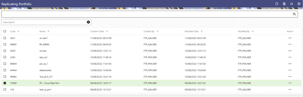 Replicating Portfolio summary page Replicating Portfolio summary page