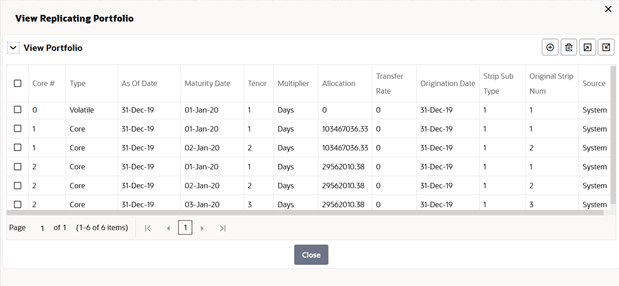 Replicating Portfolio Viewing page with Collapsed Excel Options Replicating Portfolio Viewing page with Collapsed Excel Options