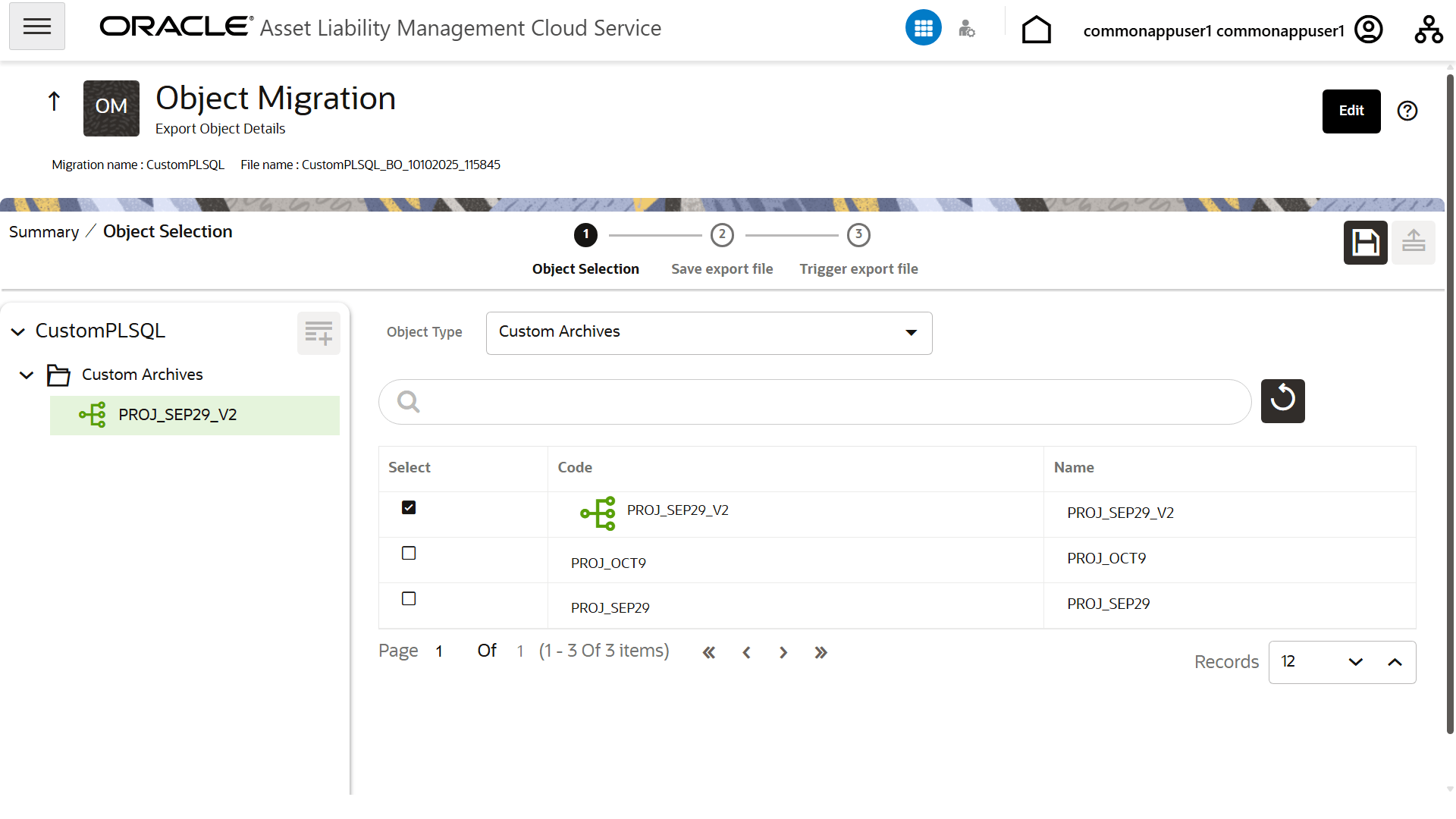 Create a new migration object
