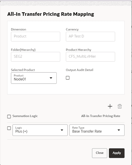All-In Transfer Rate Mapping All-In Transfer Rate Mapping
