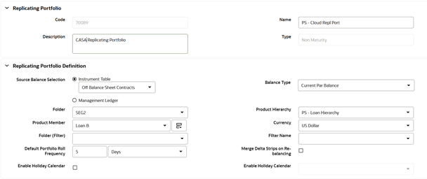 Replicating Portfolio Summary Page Replicating Portfolio Summary Page