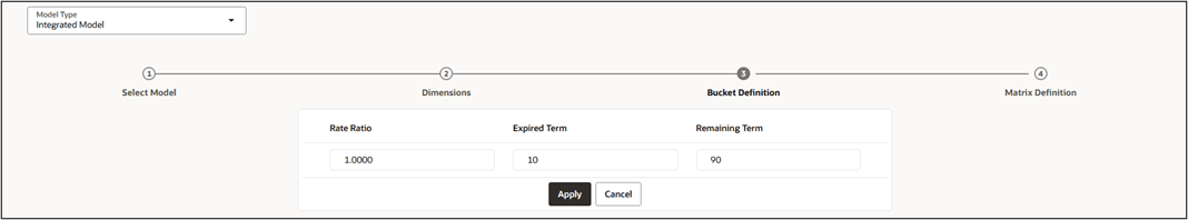 Bucket Definition Section