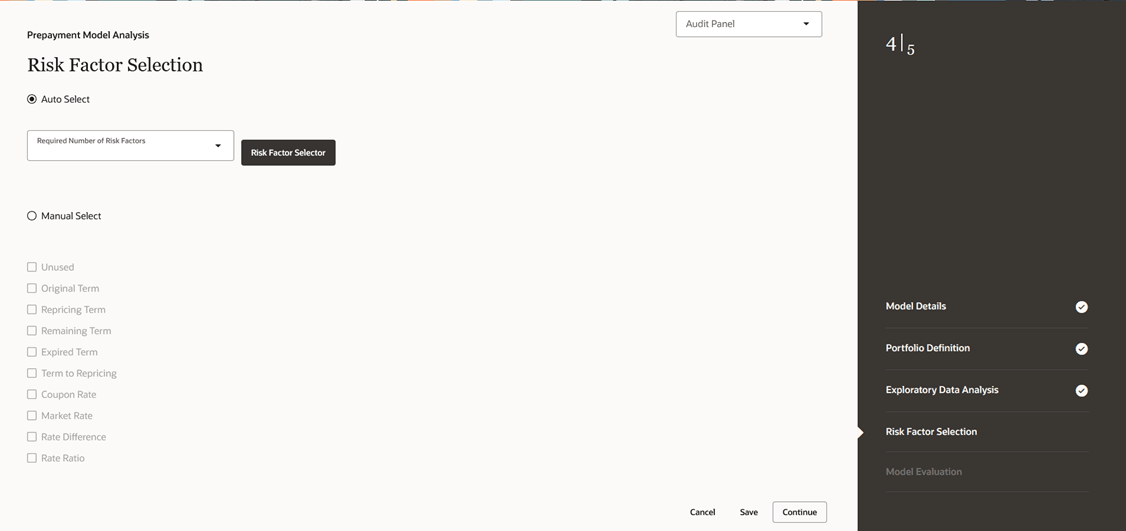 Risk Factor Selection