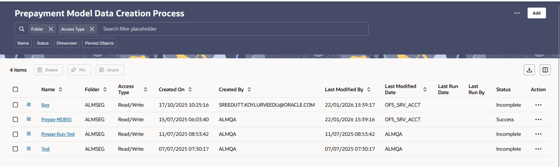 Prepayment Model Data Creation Process Summary Prepayment Model Data Creation Process Summary