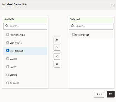 This Hierarchy Browser allows you to select the product for the Rate Report. This Hierarchy Browser allows you to select the product for the Rate Report.