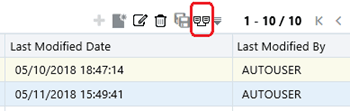 This part of the screen allows you to select one or more rules at a time to check the dependencies.