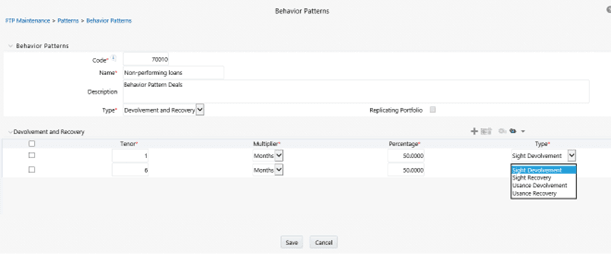 Behavior Pattern with Type as Devolvement and Recovery