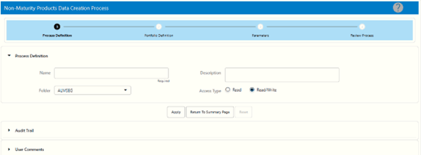 Creating Data Creation Process