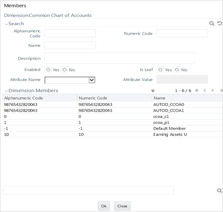 Member Browser Properties window