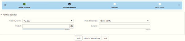 Product Definition section