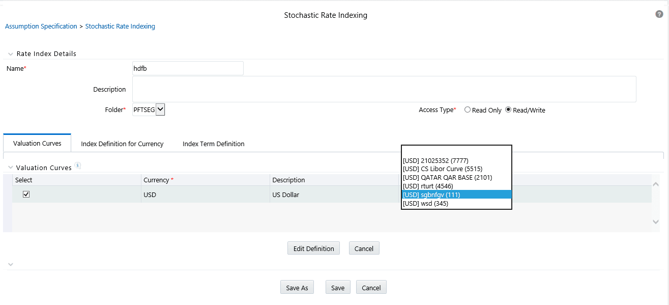 Stochastic Rate Indexing