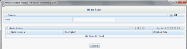The Undo functionality allows you to undo the results of a recently executed FTP process. This is useful if you have accidentally executed a TP process rule.
