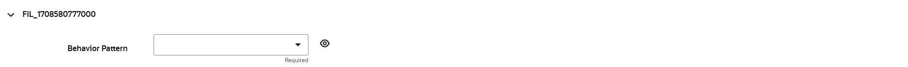Defining Behavior Pattern Rule