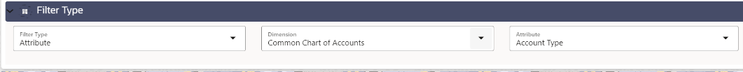 Attribute Filter Type Selection Attribute Filter Type Selection