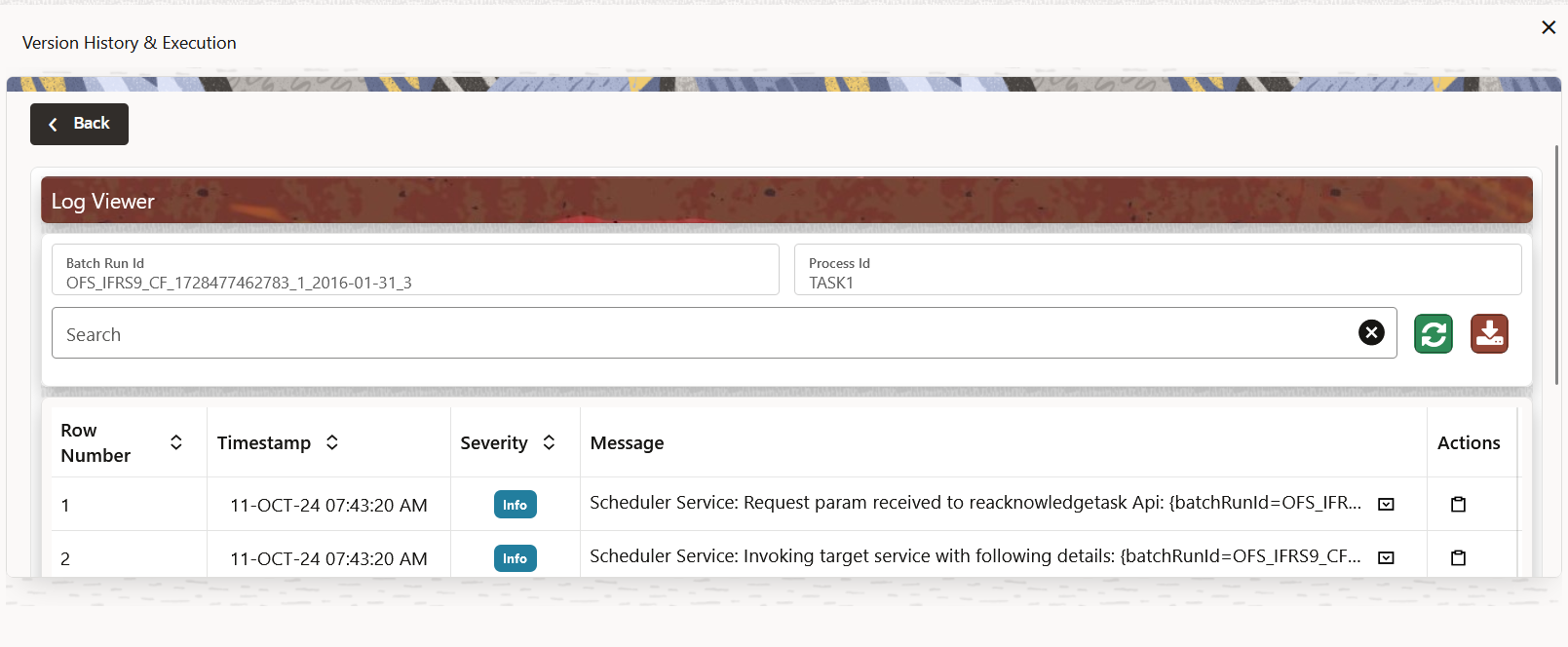 Log Viewer Feature Log Viewer Feature