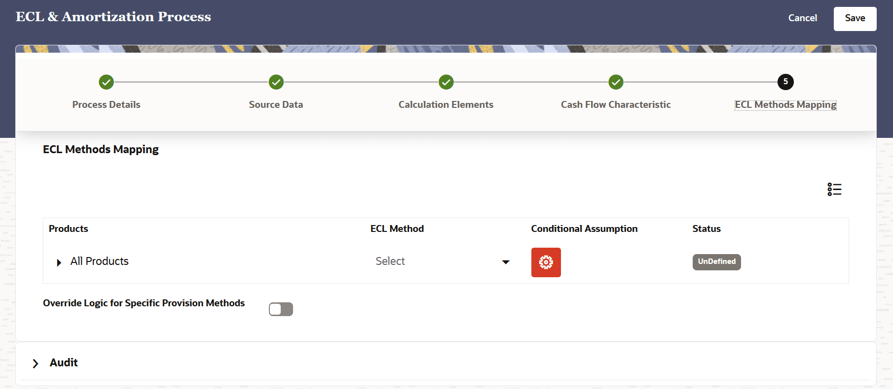 ECL Methods Mapping page