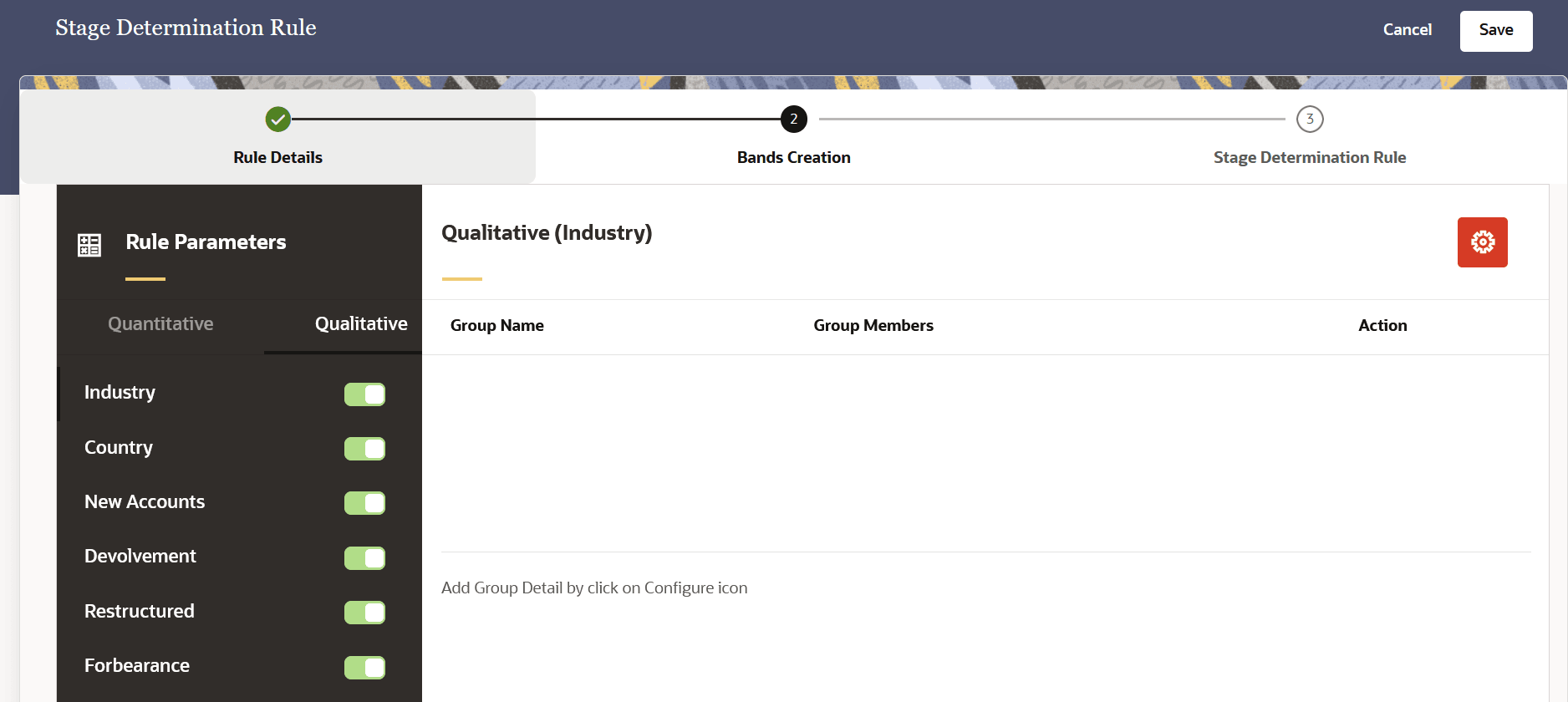 Stage Determination Rule