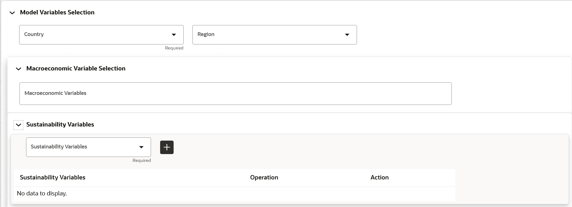 Cyclical Factor Model - Model Variables Selection