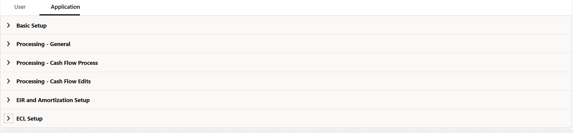 Application Preferences