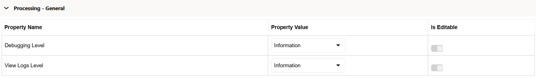 Processing - General
