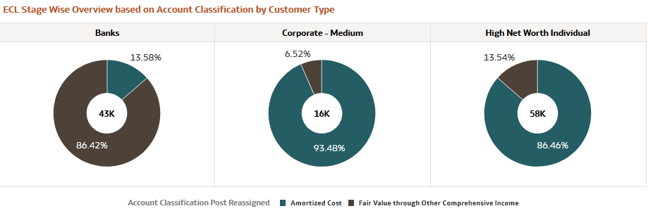 ECL Stage Wise Overview based on Account Classification by Customer Type Hierarchy
