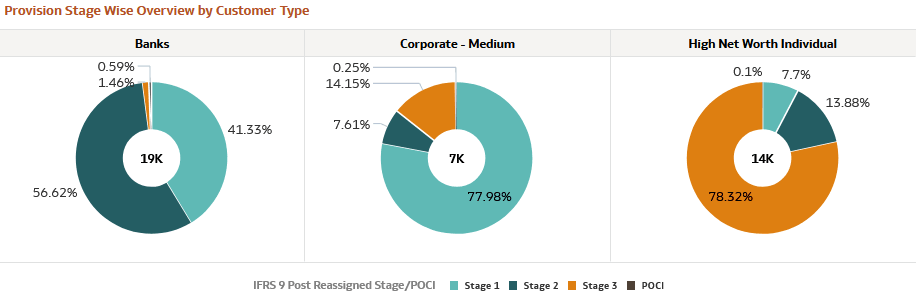 Provision Stage Wise Overview by Customer Type
