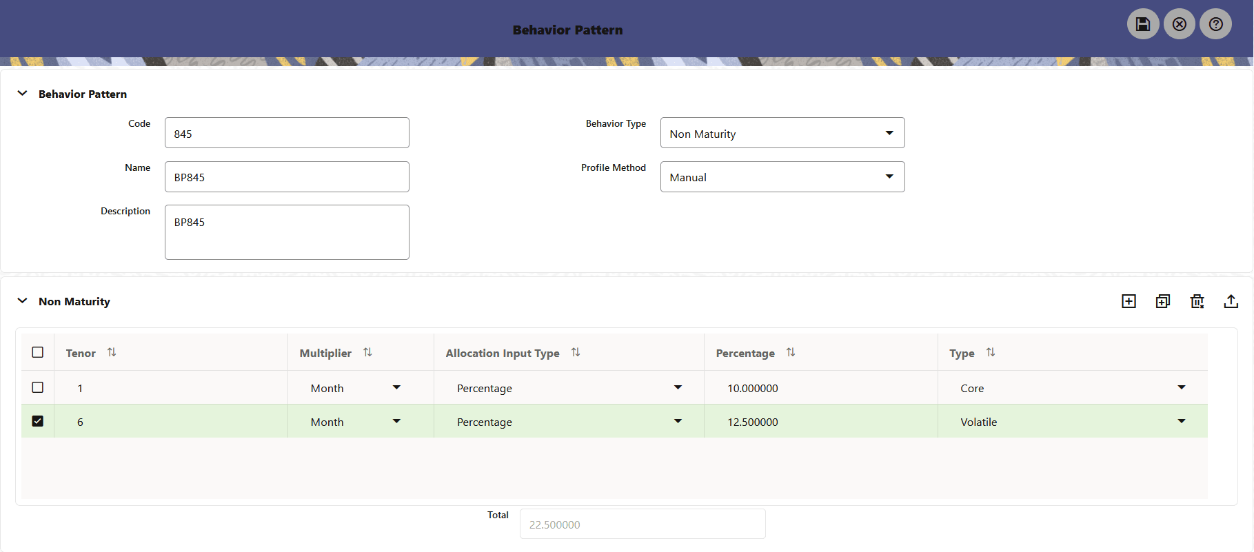 Profile Type as Manual