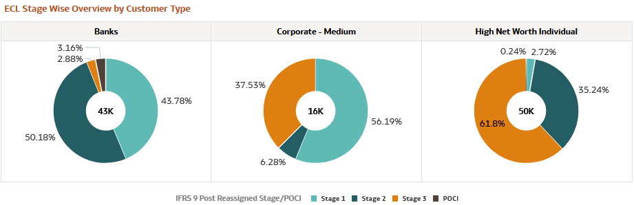 ECL Stage Wise Overview by Customer Type