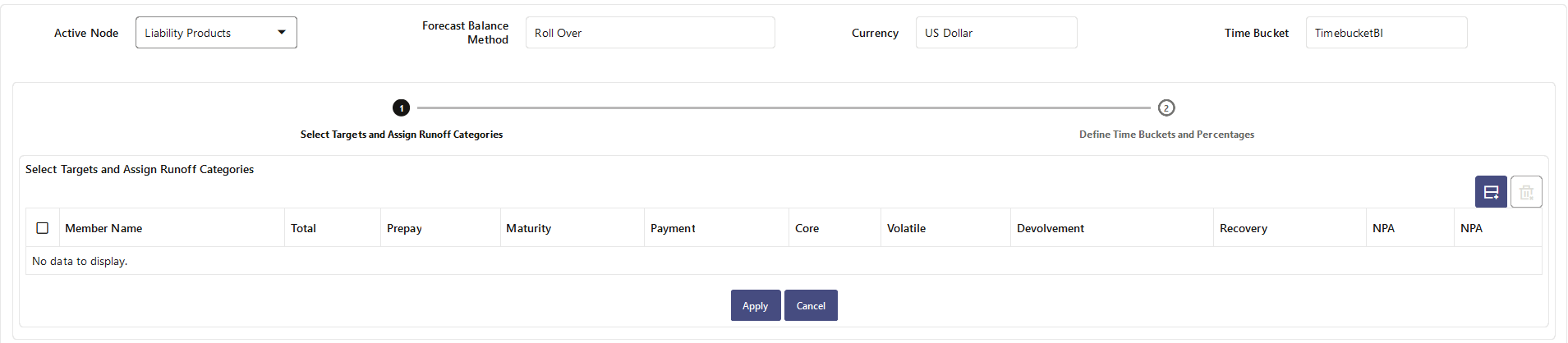 Forecast Balance-Rollover