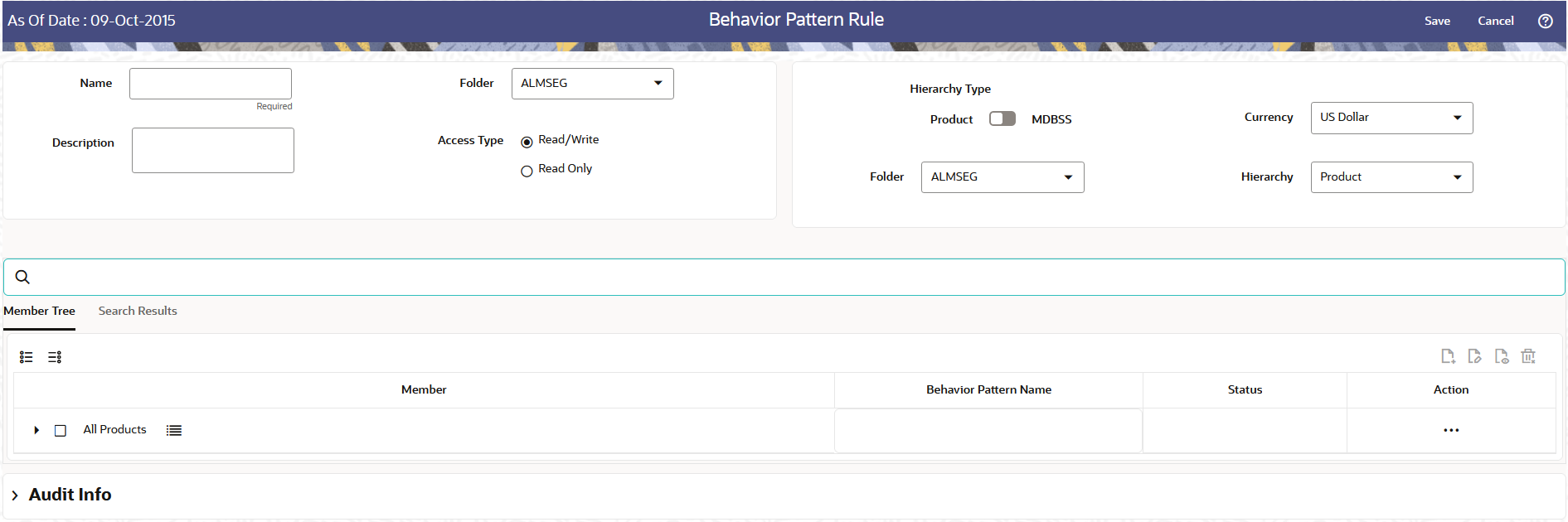 Hierarchy Type as Product