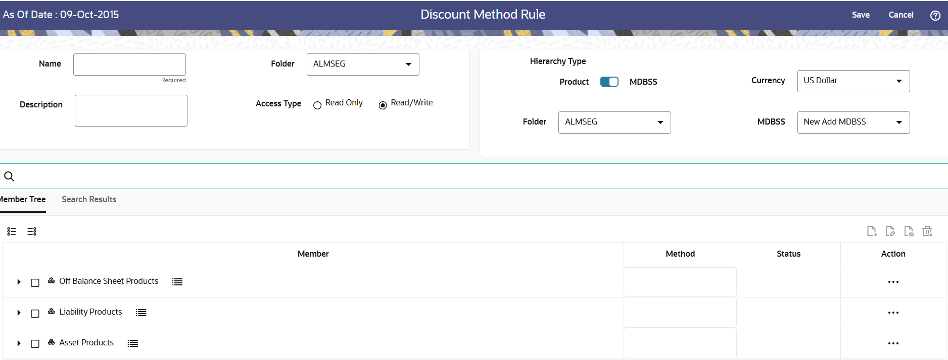 Hierarchy Type as MDBSS