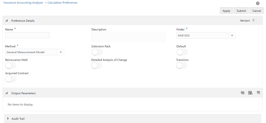 The Calculation Preferences window