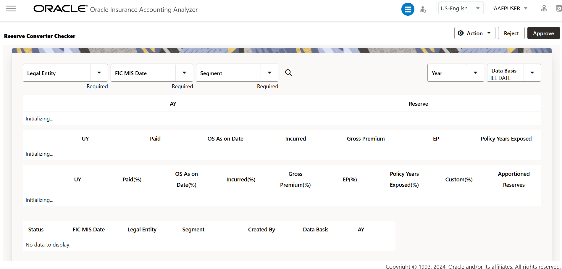 Reserve Converter Checker
