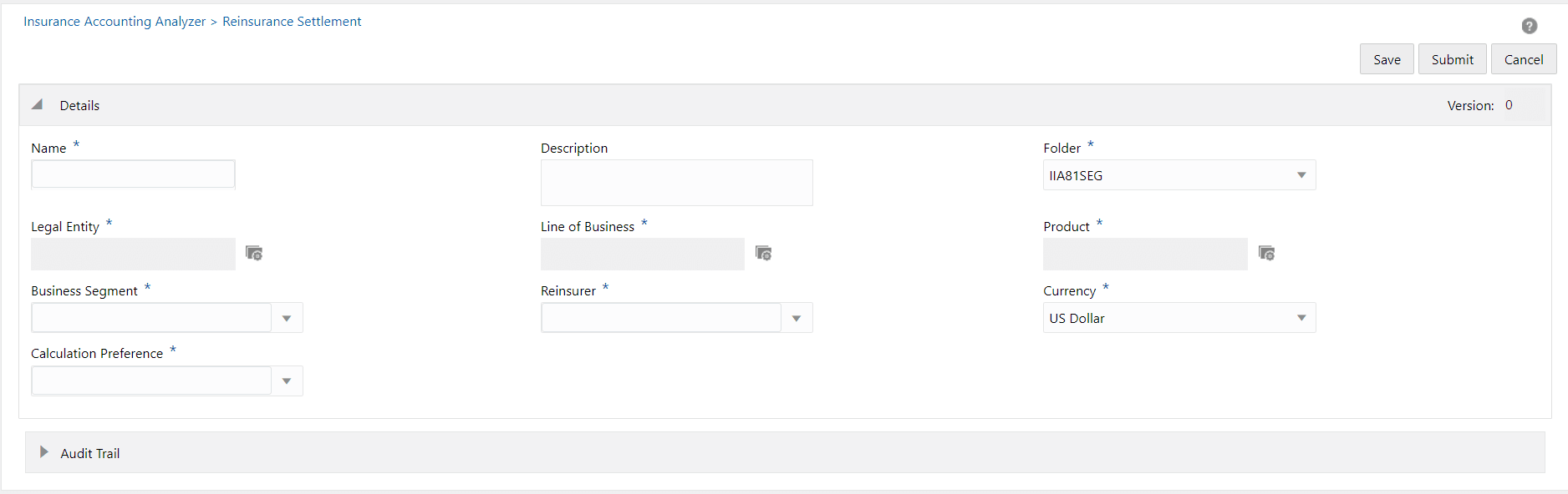 Reinsurance Settlement Window Reinsurance Settlement Window