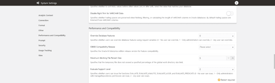 Setting the Evaluvate Support Level