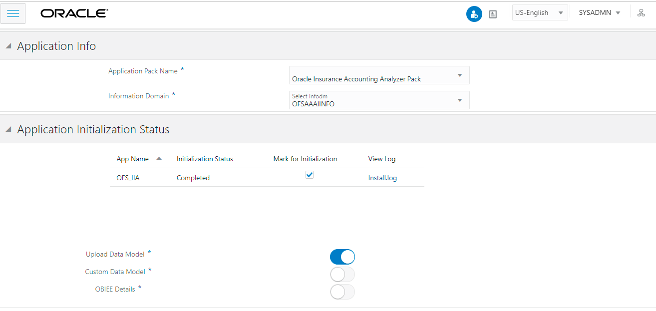 Initializing the Application