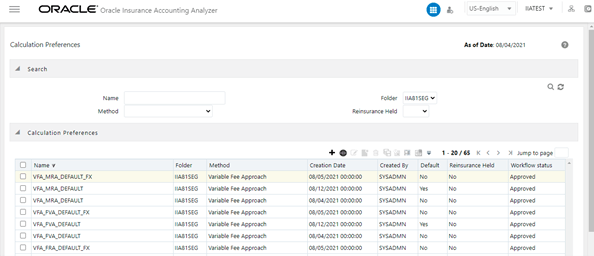 The Calculation Preferences Window The Calculation Preferences Window