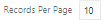 Records per Page