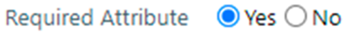 Required Attribute