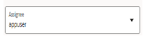 Assignee drop-down list