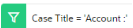 Case ID Filter