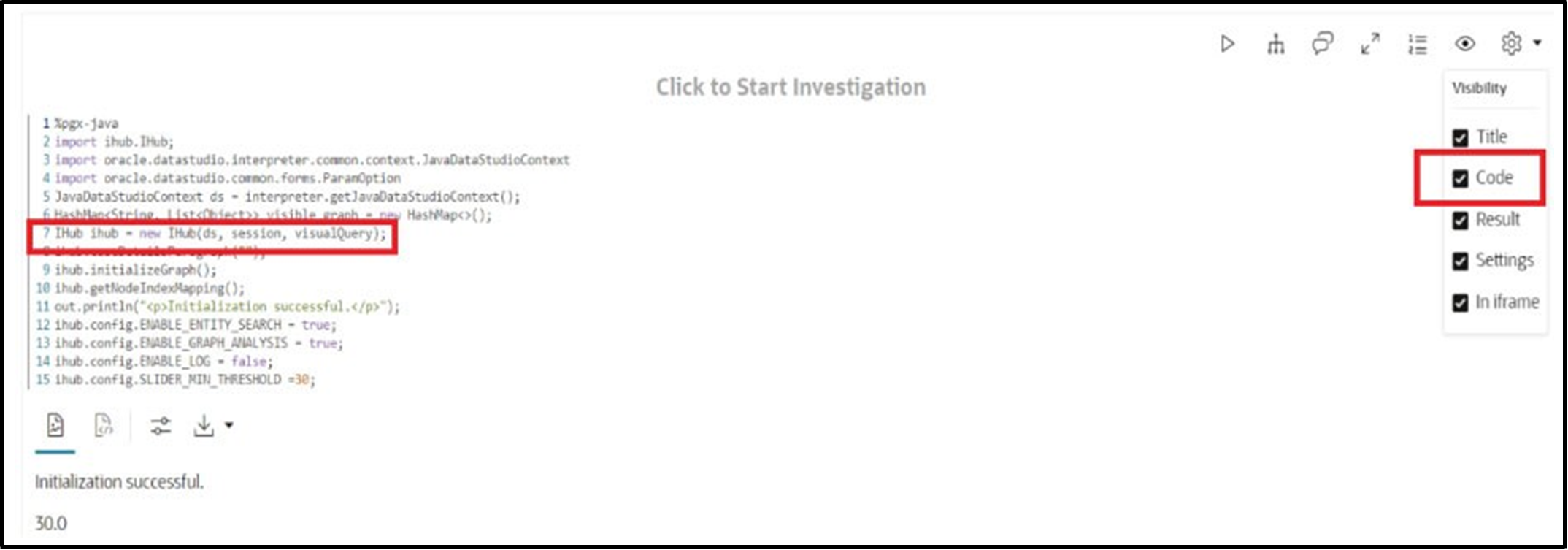 Description of click-start-investigation-paragraph.png follows
