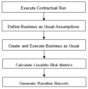 Process flow of a Business As Usual Run