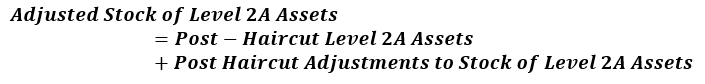Adjusted Stock of Level 2A Assets